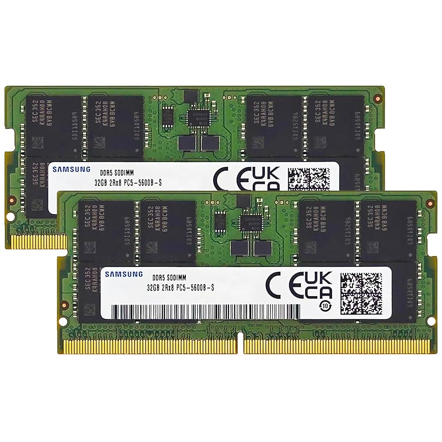 サムスン メモリー DDR5 64GB 5600MHz メモリ 2枚組 Samsung 64GB (2x32GB) DDR5 5600MHz PC5-44800 CL46 SODIMM